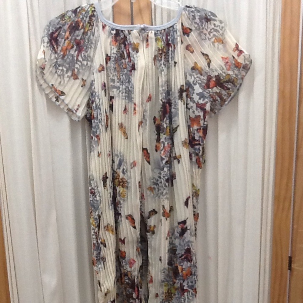 Girls Flower and Butterfly Print Jumper by Blossum Couture Size 8